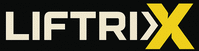 Liftrix Fitness markasının sarı ve beyaz yazılı modern logosu