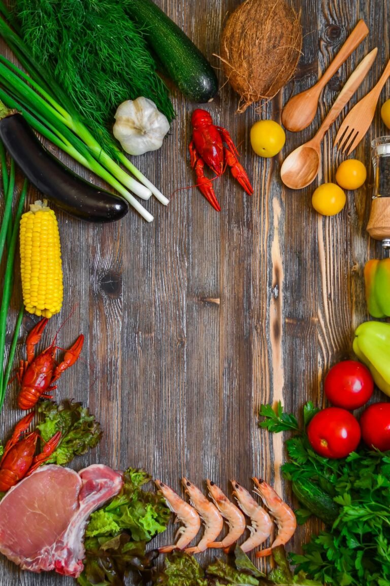 Fresh, colorful ingredients laid out for meal prep for beginners, symbolizing a healthy start.
